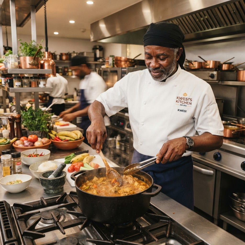 Préparation en cuisine